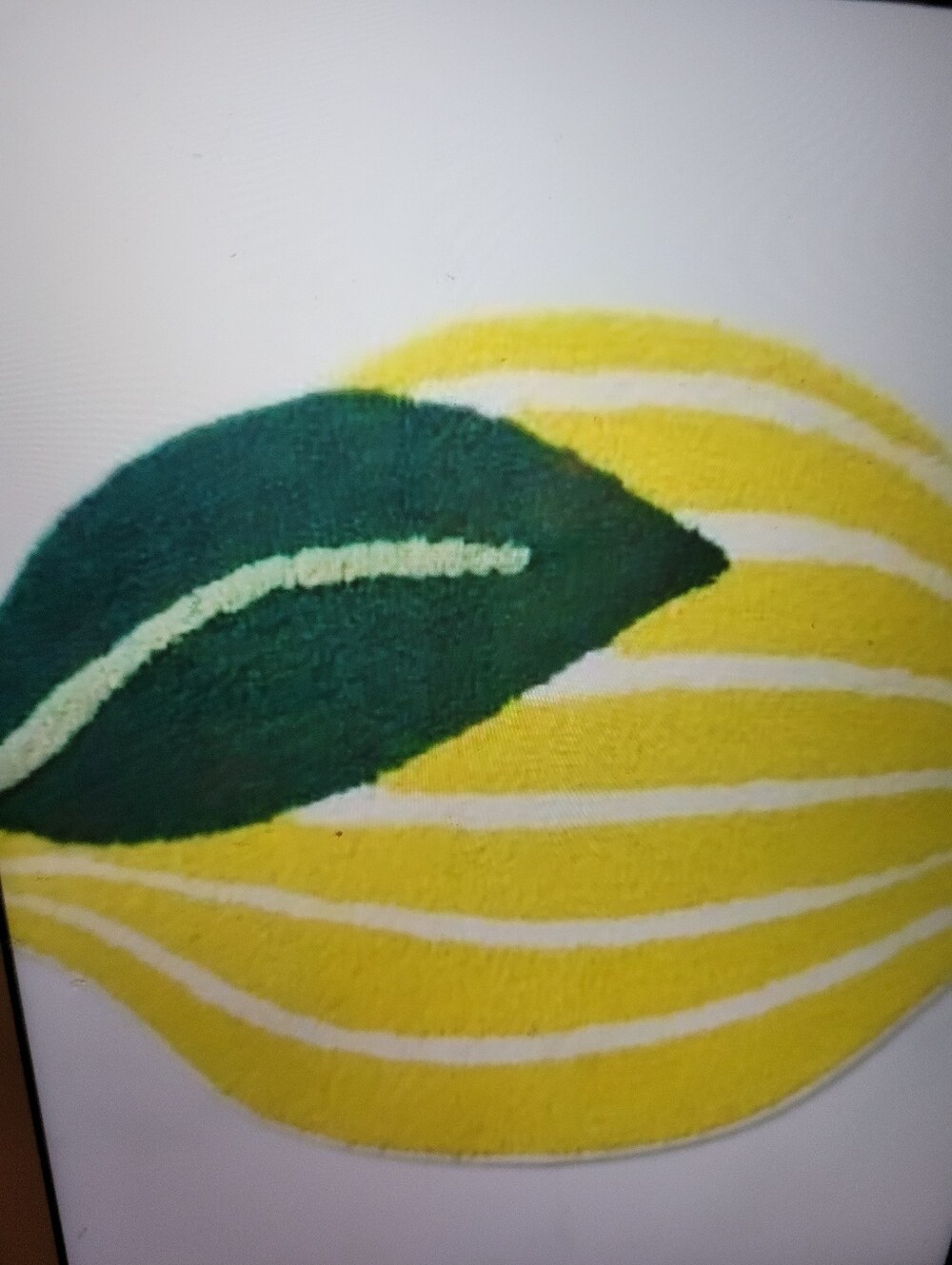 Room Essentials "Lemon" Bath Mat new